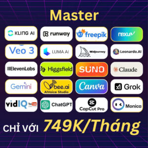 Combo Gói Master cho nhà sáng tạo